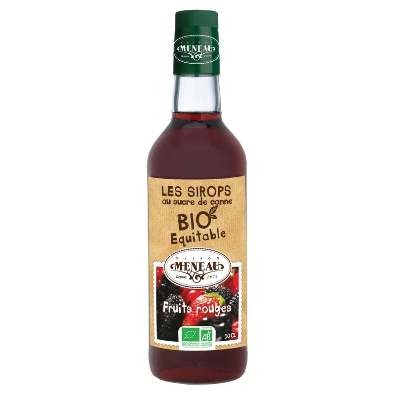 Sirop de fruits rouges BIO - 50cl - Meneau