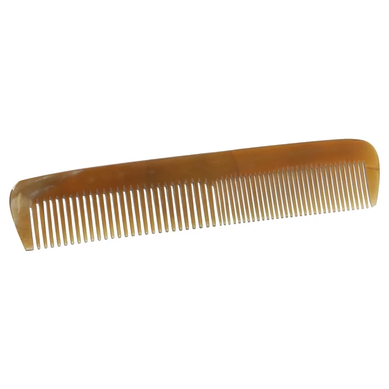 Peigne en corne homme/femme denture mixte fine et moyenne - 1 pièce - Martin Groetsch
