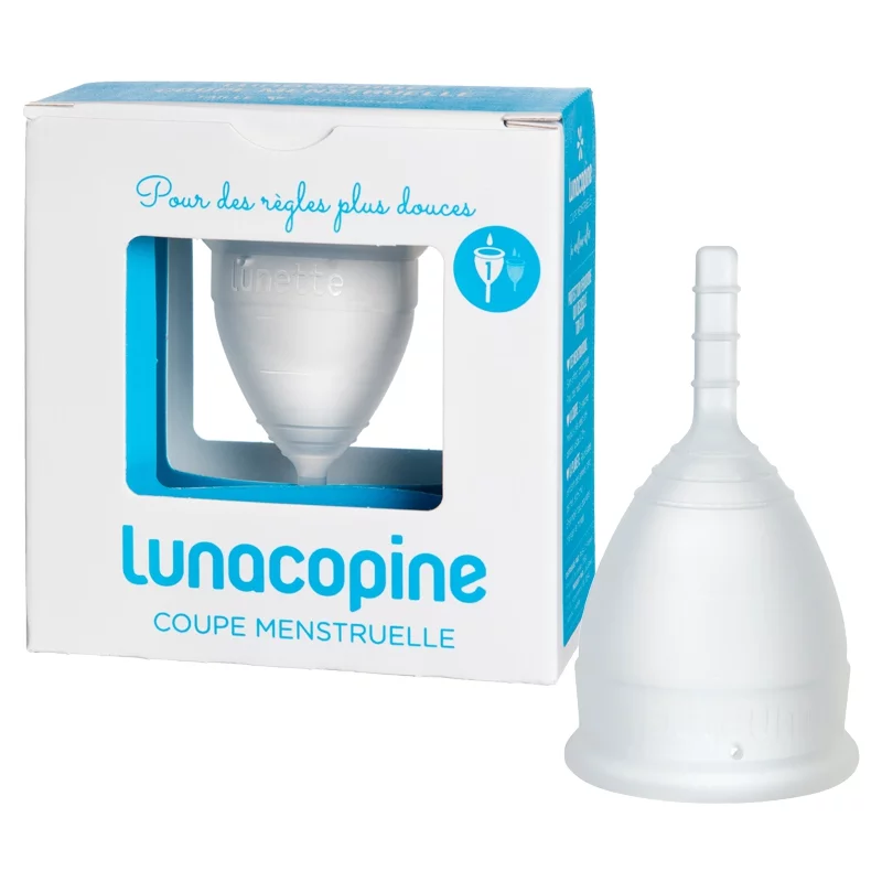 Coupe menstruelle transparente - Taille 1 - Lunacopine