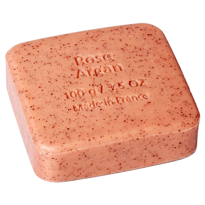 Peeling-Seife Argan & Rose - 100g - Savon du Midi