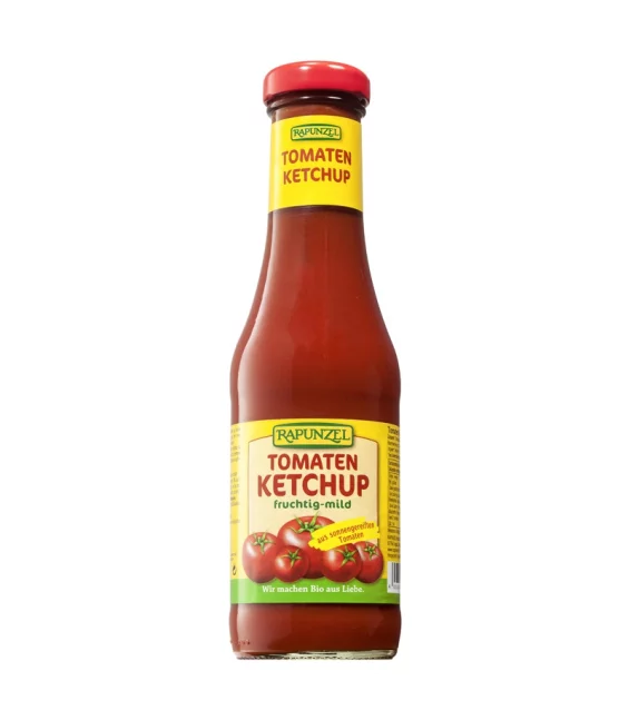 Ketchup tomate doux & fruité BIO - 450ml - Rapunzel