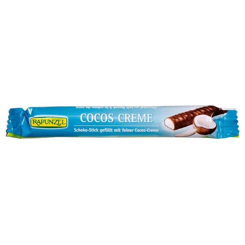 Stick chocolat au lait fourré à la crème de coco BIO - 22g - Rapunzel