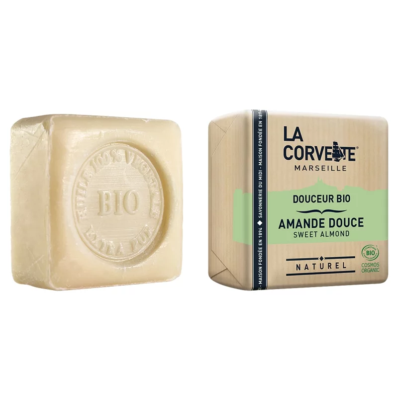 Savon douceur BIO amande douce - 100g - La Corvette