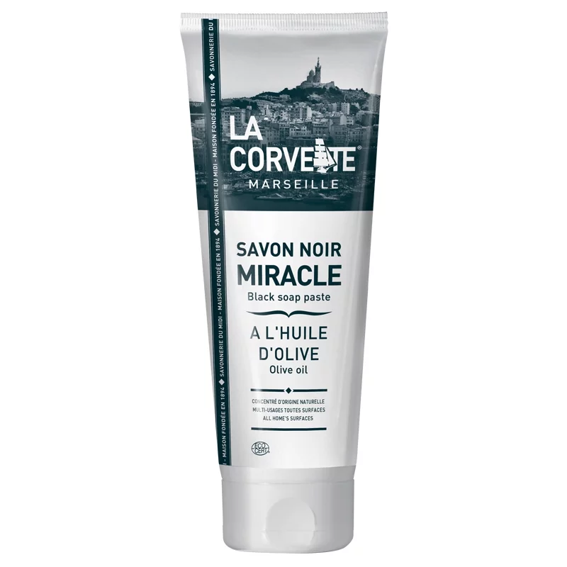 Savon noir miracle à l'huile d'olive - 250ml - La Corvette