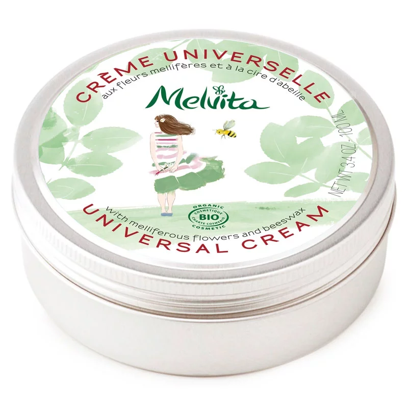 Crème universelle BIO fleurs mellifères & cire d'abeille - 100ml - Melvita