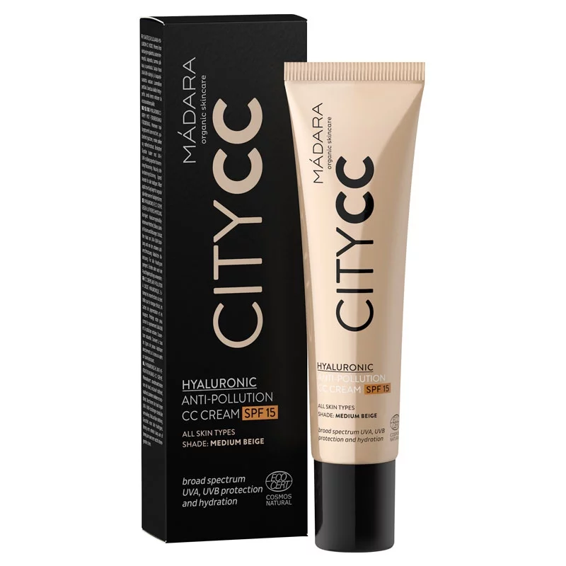 CC crème anti pollution BIO IP 15 Medium Beige - 40ml - Mádara