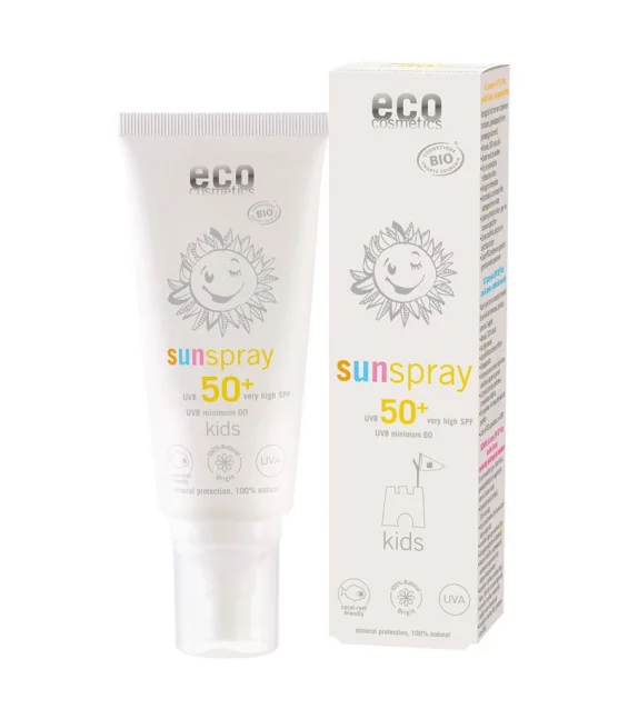 Kinder BIO-Sonnenspray Gesicht & Körper LSF 50+ - 100ml - Eco Cosmetics
