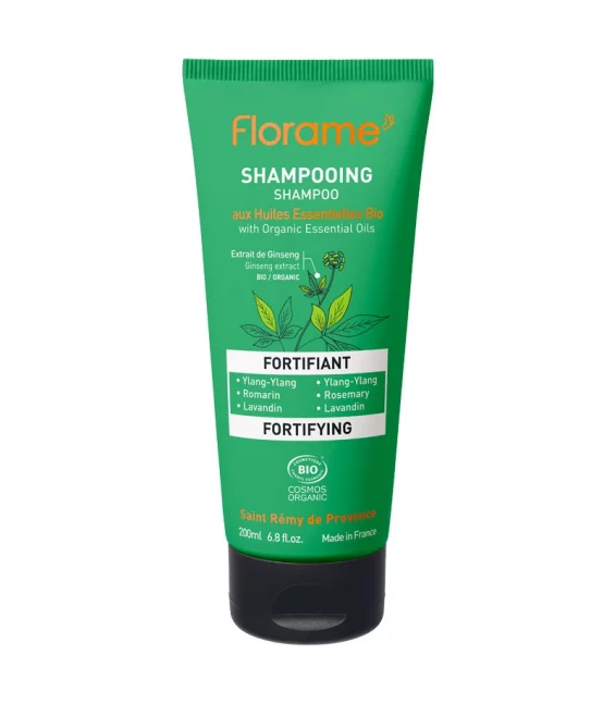 Kräftigendes Shampoo Bio Ylang Ylang, Rosmarin & Lavandin - 200ml - Florame