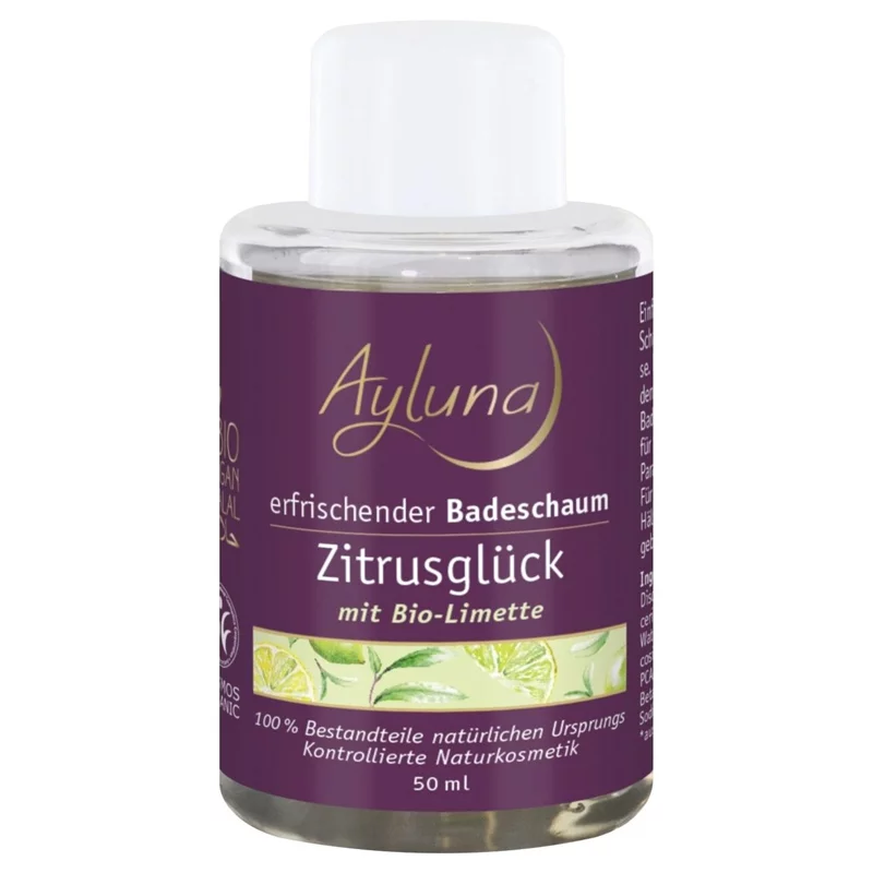 Erfrischender BIO-Badeschaum Zitrus & Limette - 50ml - Ayluna