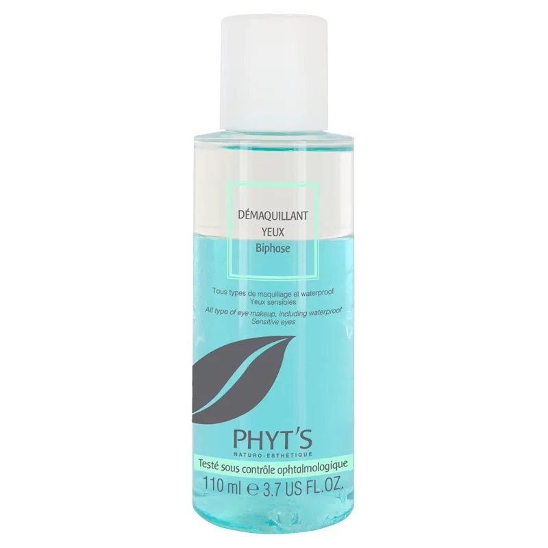 Démaquillant yeux biphase BIO abricot & bleuet - 110ml - Phyt's