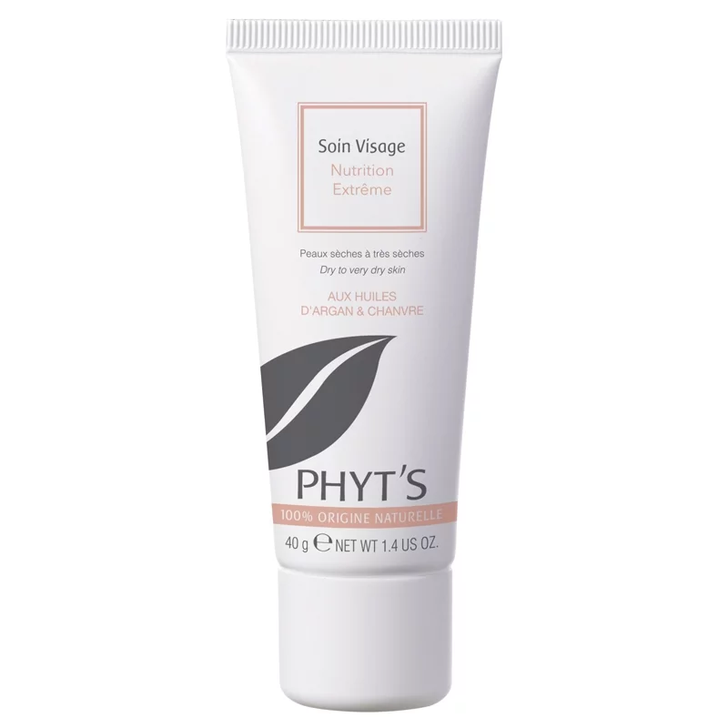 Gesichtspflege Nutrition extrême Argan & Hanf BIO - 40g - Phyt's