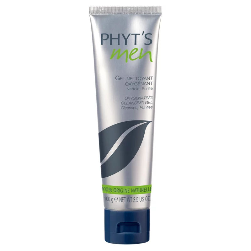 Gel nettoyant oxygénant homme BIO menthe & ginseng - 100g - Phyt's