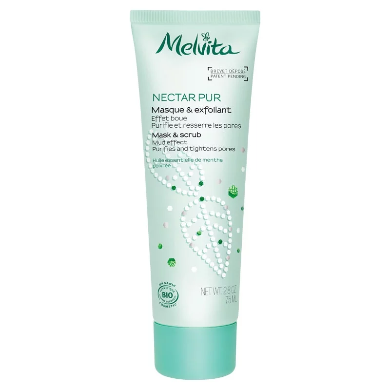 BIO-Maske & Peeling Pfefferminze - 75ml - Melvita