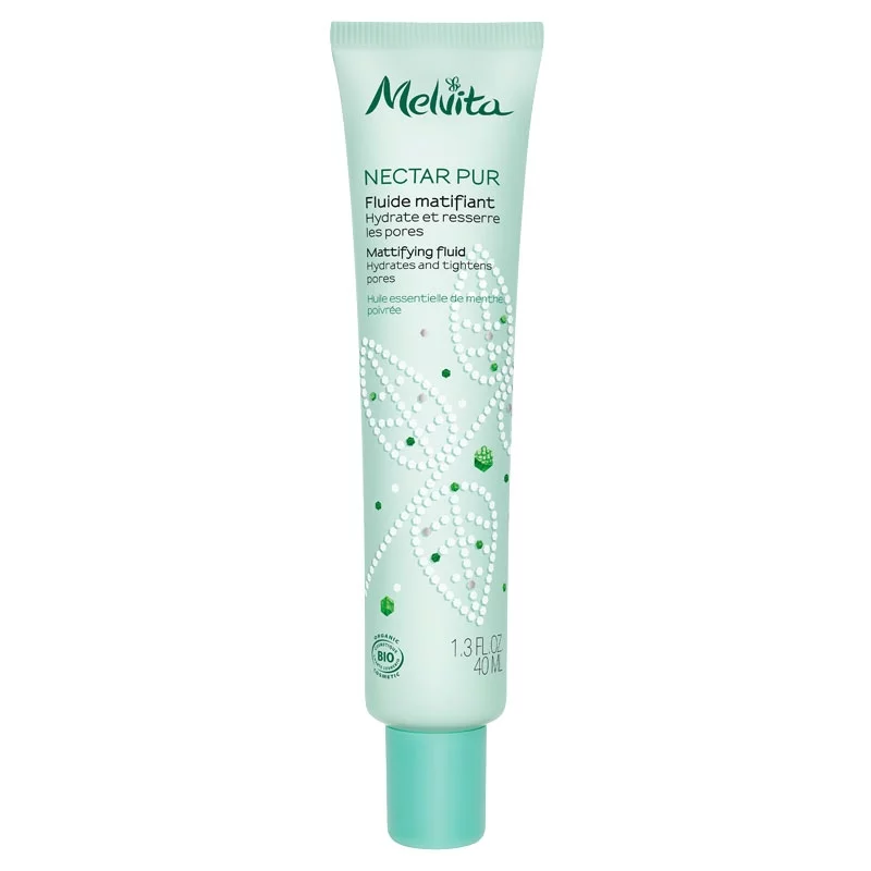 Fluide matifiant BIO menthe poivrée - 40ml - Melvita