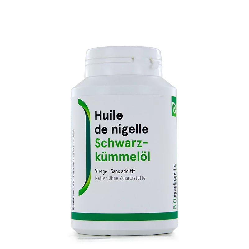 Huile de nigelle 500 mg 180 capsules - BIOnaturis