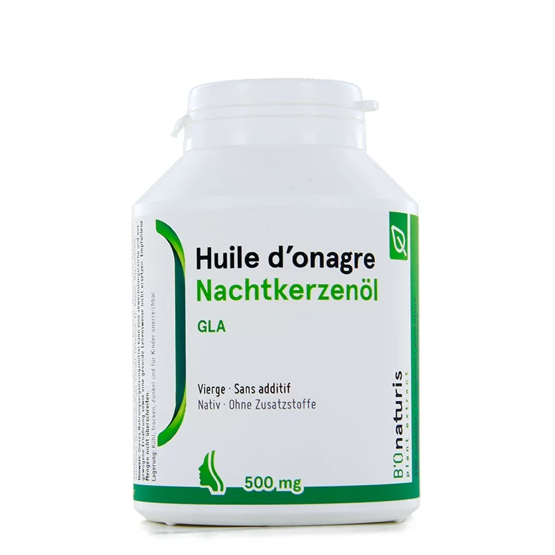 Huile d'onagre 500 mg 180 capsules - BIOnaturis