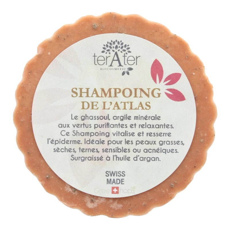 Festes BIO-Shampoo aus dem Atlas - 70g - terAter