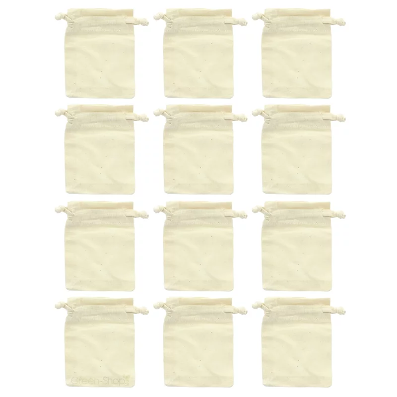 12 cotton bags