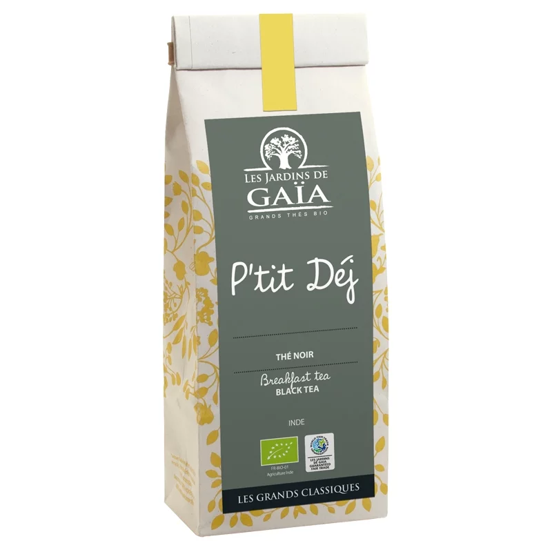 P'tit Déj thé noir BIO - 100g - Les Jardins de Gaïa