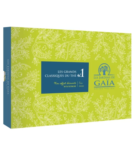 Mon coffret découverte BIO Les grands classiques du thé n°1 - Les Jardins de Gaïa