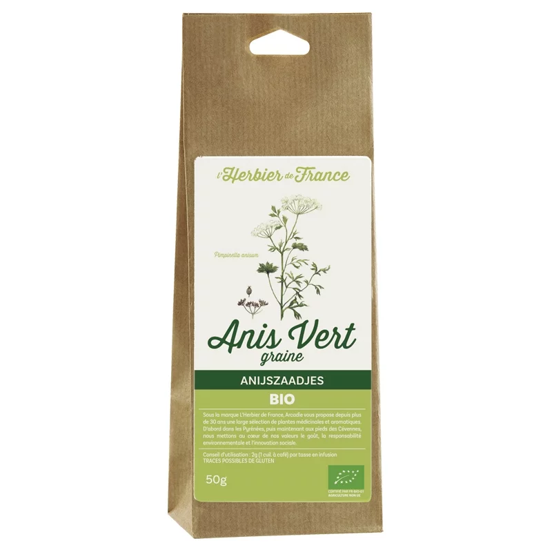 Anis vert BIO - 50g - L'Herbier de France