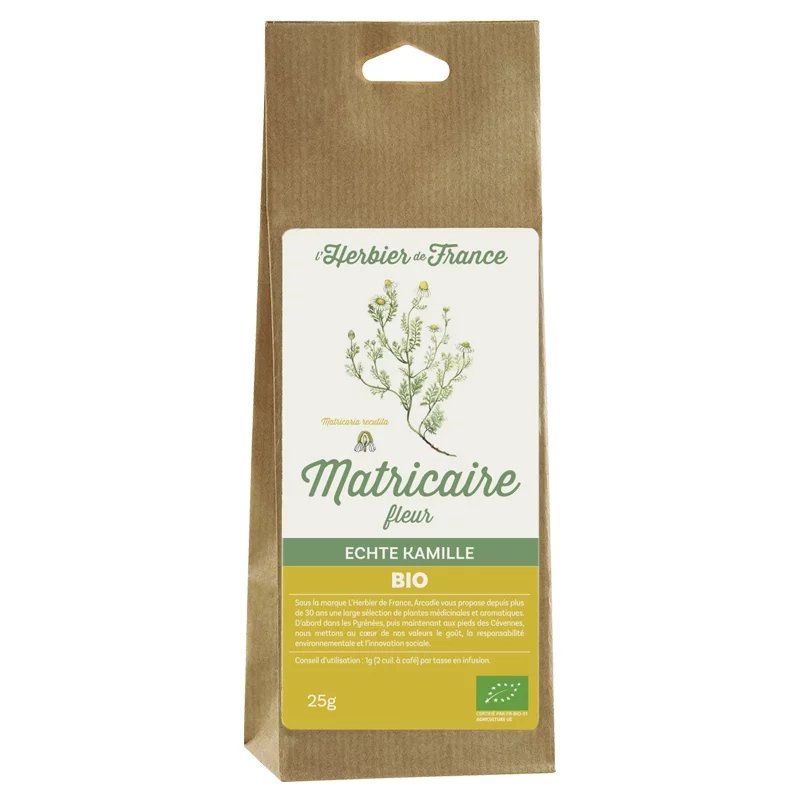 Camomille matricaire BIO - 25g - L'Herbier de France