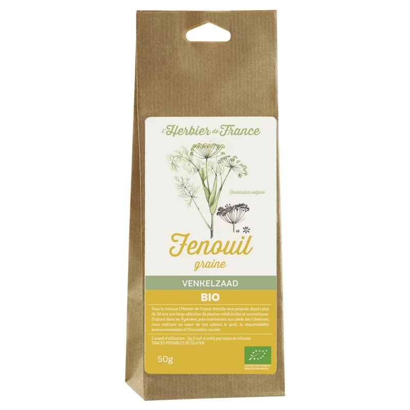 Fenouil BIO - 50g - L'Herbier de France