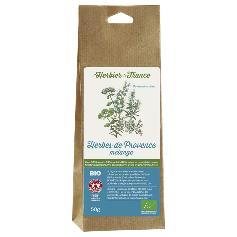 BIO-Kräuter der Provence - 50g - L'Herbier de France