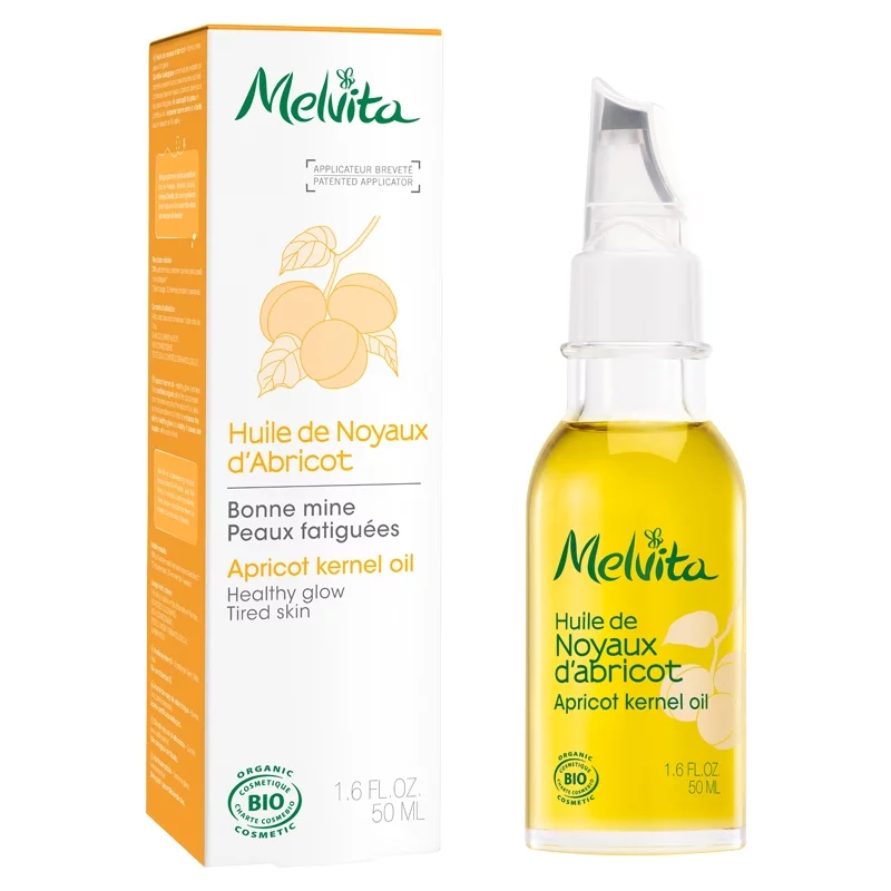 Huile de noyaux d'abricot BIO - 50ml - Melvita