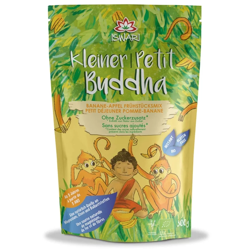 Petit-déjeuner enfant pomme & banane BIO - 400g - Iswari