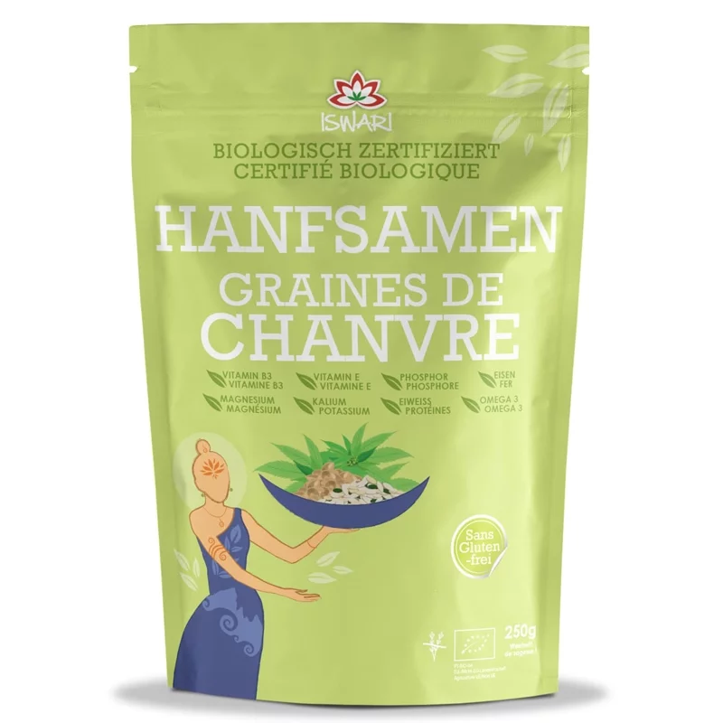 BIO-Hanfsamen - 250g - Iswari