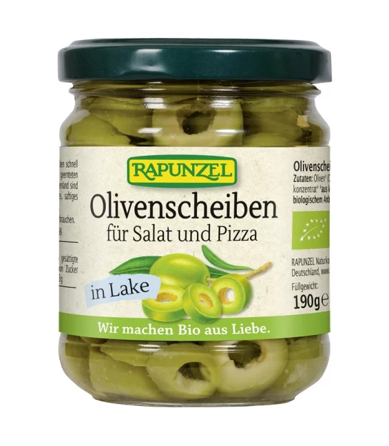 BIO-Olivenscheiben für Salat und Pizza in Lake - 190g - Rapunzel