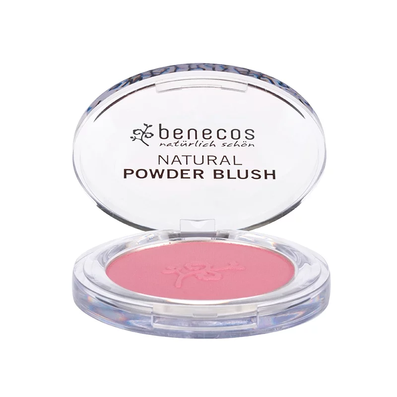 Fard à joues compact Mallow rose BIO - 5,5g - Benecos