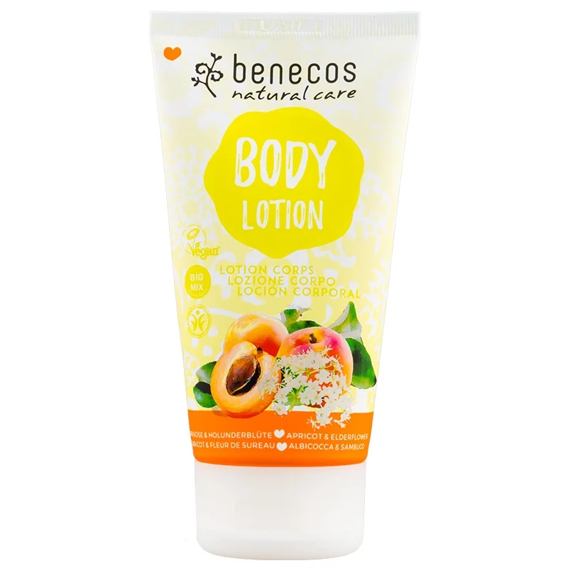 BIO-Körperlotion Aprikose & Holunderblüte - 150ml - Benecos