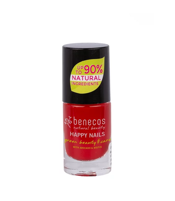 Nagellack glänzend Vintage red - 5ml - Benecos