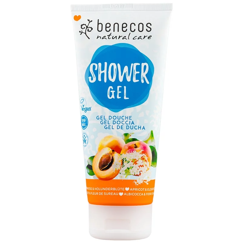 BIO-Duschgel Aprikose & Holunderblüte - 200ml - Benecos