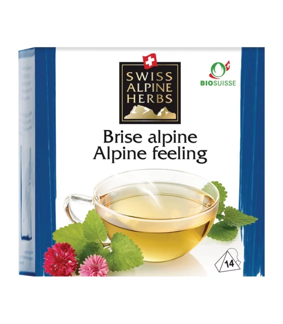 BIO-Kräutertee Alpenbrisen - 14 Teebeutel - Swiss Alpine Herbs