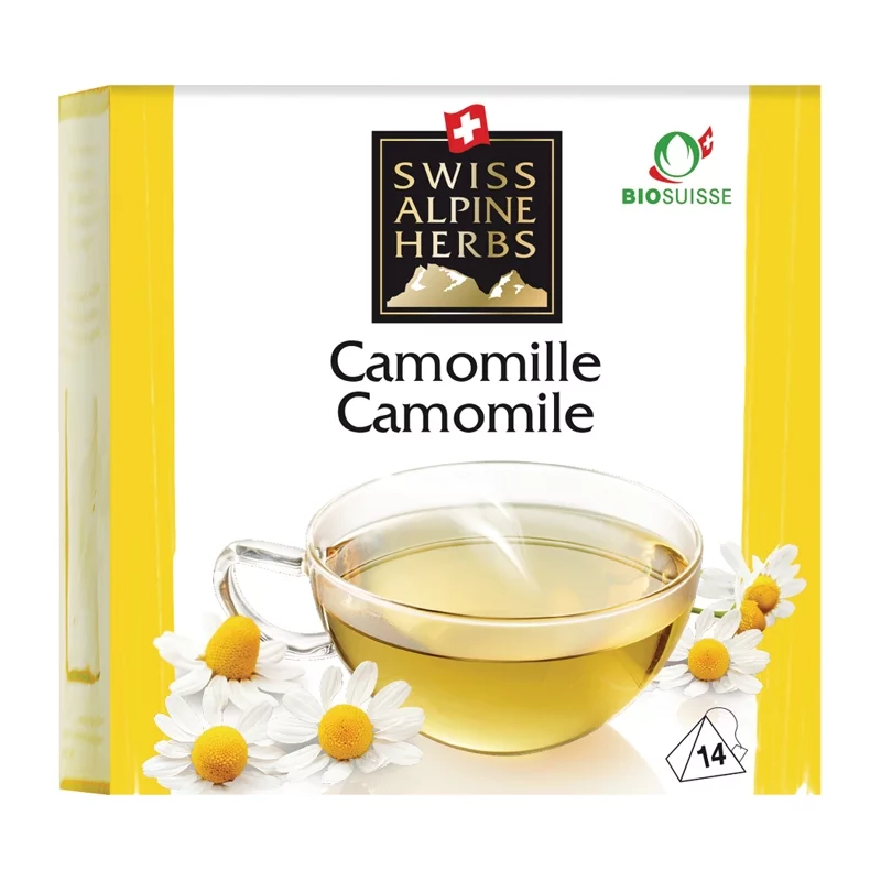 Infusion camomille BIO - 14 sachets - Swiss Alpine Herbs