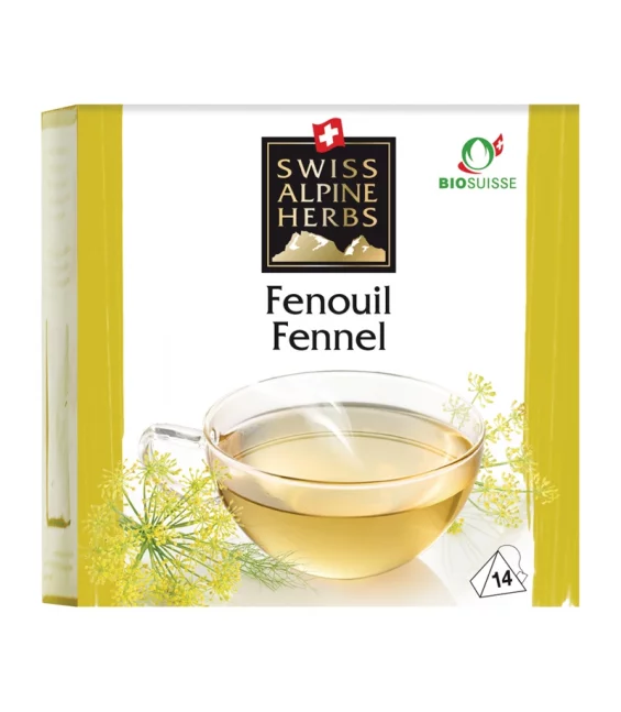 Infusion fenouil BIO - 14 sachets - Swiss Alpine Herbs