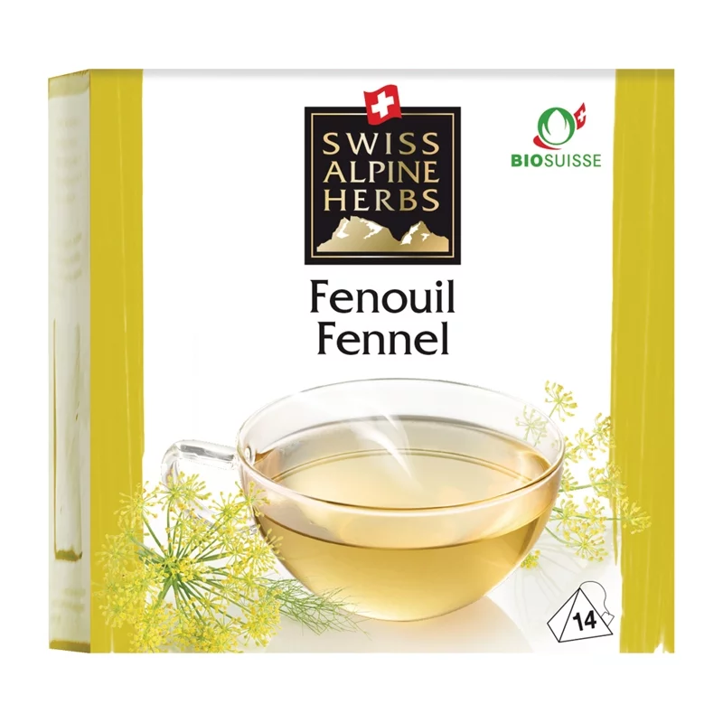 BIO-Kräutertee Fenchel - 14 Teebeutel - Swiss Alpine Herbs