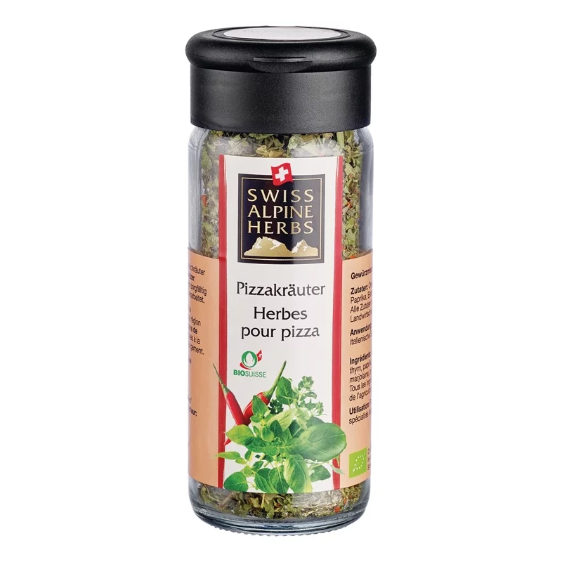 Herbes pour pizza BIO - 12g - Swiss Alpine Herbs