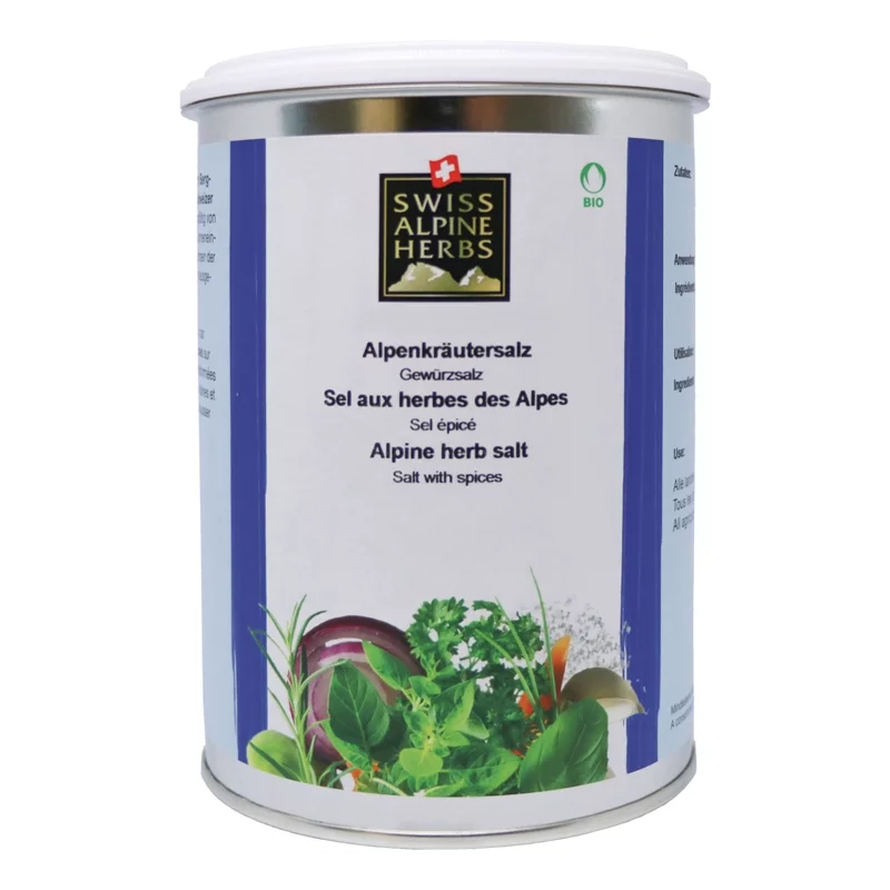 BIO-Alpenkräutersalz - 550g - Swiss Alpine Herbs