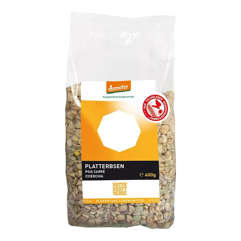 BIO-Platterbsen - 400g - NaturKraftWerke