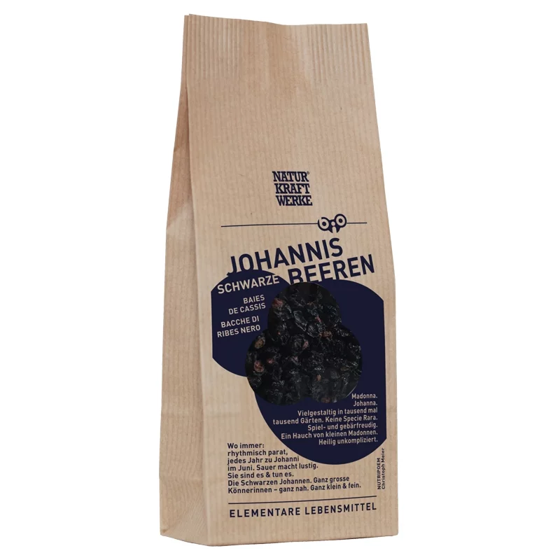 BIO-Schwarze Johannisbeeren - 150g - NaturKraftWerke