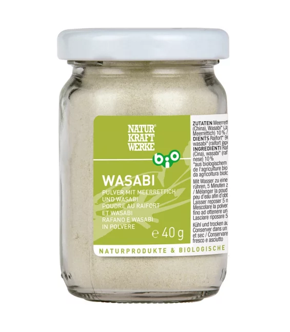 Wasabi en poudre BIO - 40g - NaturKraftWerke