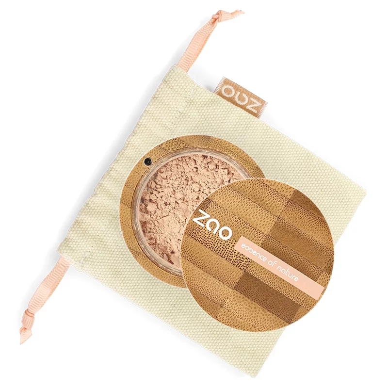 Make-up-Puder Hellbeige N°501 BIO - 15g - Zao