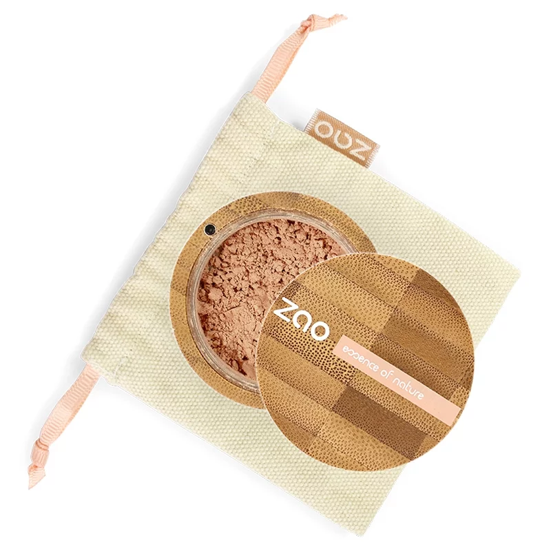 Make-up-Puder Beige Haselnuss N°505 BIO - 15g - Zao