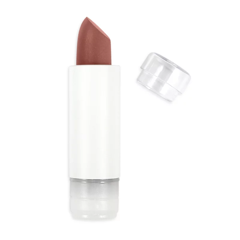 Nachfüller BIO-Lippenstift perlmutt N°404 Rot Braun – 3,5g – Zao Make-up