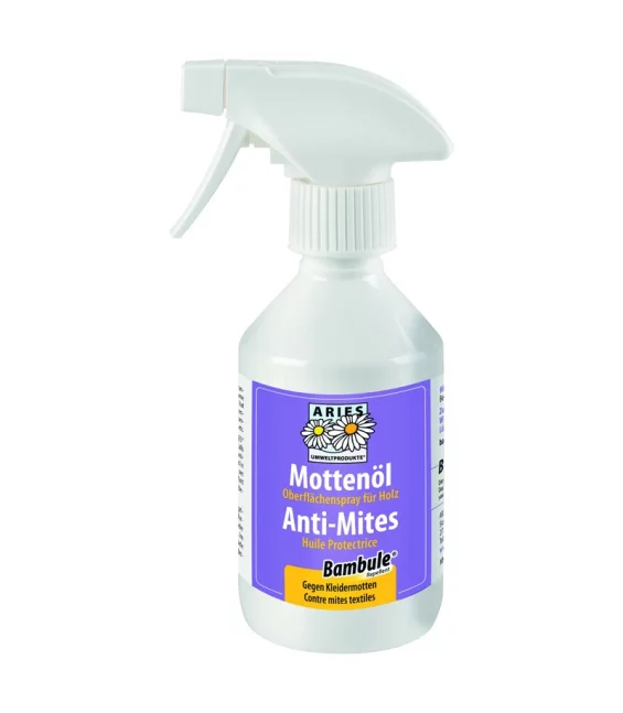 Huile protectrice anti-mites naturelle - 250ml - Aries