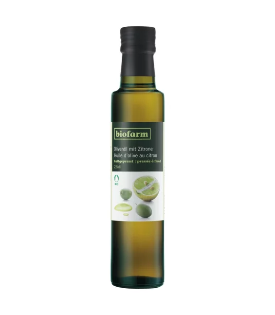 BIO-Olivenöl mit Zitrone - 250ml - Biofarm